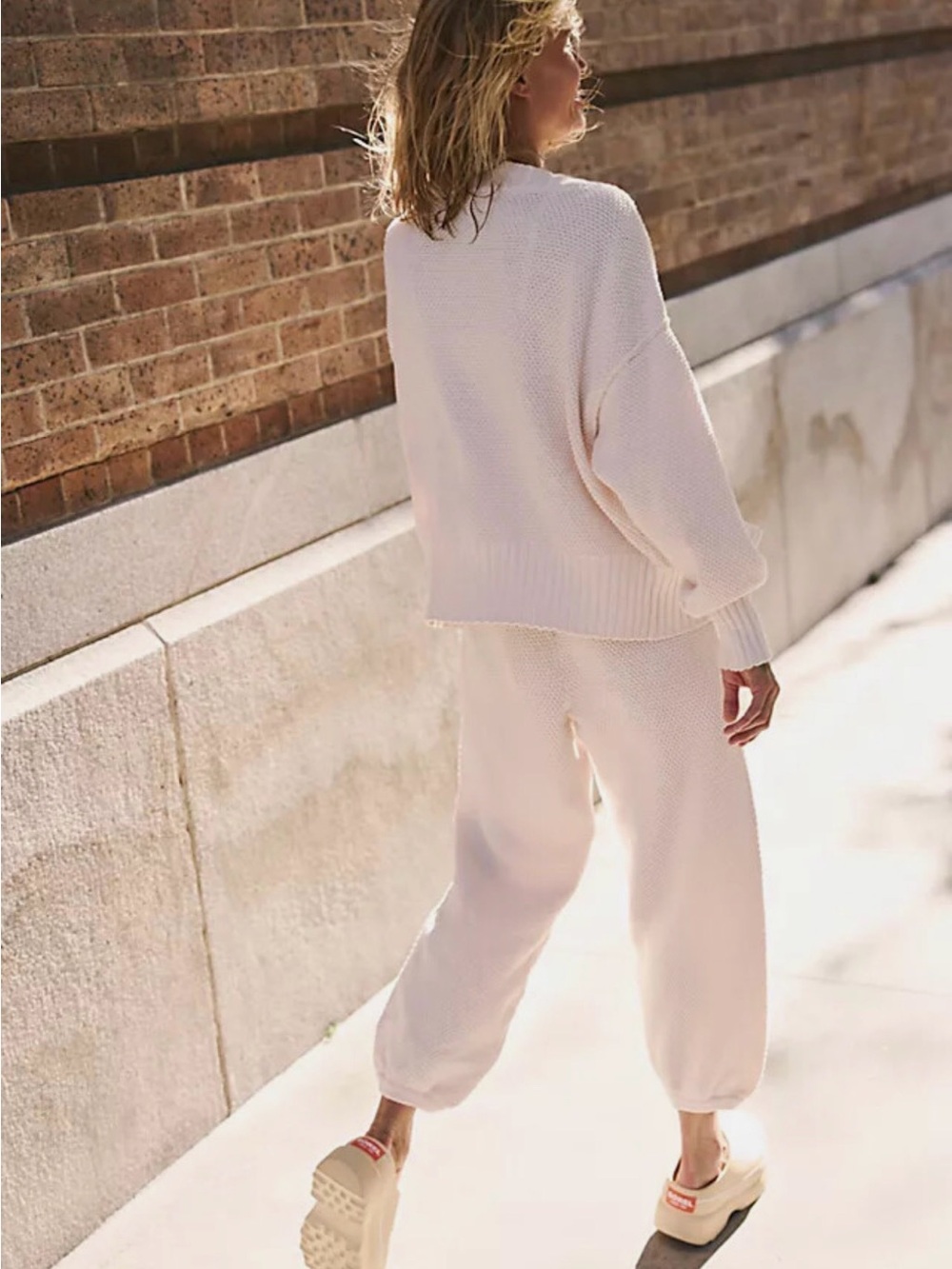 Free People Hailee Cardi Set - S Powder Sand - Picture 4 of 6